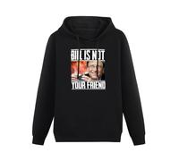Bill Gates is Not Your Friend Conspiracy Pullover Hoody Sweatershirt Black XL