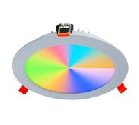 Bill Goff Inc. Pannello Led RGB 36W 24V Multicolore Dimmerabile giochi di luce Cromoterapia bassa tensione 24V foro incasso 16cm