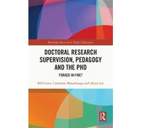 Bill Green Catherine Manathun Doctoral Research Supervision, Pedagog (Tascabile)