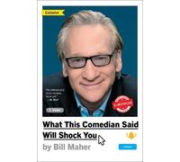 Bill Maher What This Comedian Said Will Shock You (Tascabile)