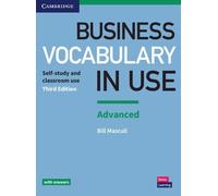 Bill Mascull – Business Vocabulary in Use: Advanced – Con risposte – 3ª edizione – Tascabile