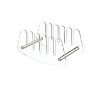 Bill Organizer Holder Acrylic Desk Mail Rack, Trasparente | Struttura in acrilico con scomparto verticale aperto per banconote, buste e documenti sui banchi della reception