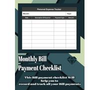 Bill Organizer Notebook: Monthly Payment Checklist & Expense Tracker - (8.5'' x 11'', 130 Pages): Stay Organized and In Control of Your Finances Every Month