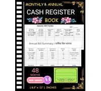 Bill Payment Tracker: Monthly & Annual Bill Checklist and Expenses Organizer , 4 years of Tracking , (8.5"×11")