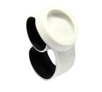 Bill' s Watches cinturino di orologio B. Tinta unita Bianco (verso NERO)