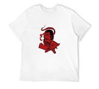 Bill The Butcher Gangs New York Black And White Artsy Men's T-Shirt Unisex White Men Tees XL