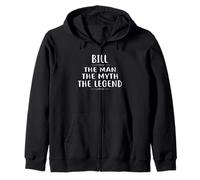 Bill The Man The Myth The Legend T-Shirt First Name Felpa con Cappuccio