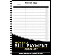 Bill Tracker Notebook: | Bill Tracker Notebook, The 4-Year Guide for Families & Money Managers, 1000 Billing Records Included - 8.5" x 11" 125 Pages