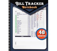 Bill Tracker Notebook: Monthly Bill Payment Checklist | Simple Expense Tracker for Families & Budget Planners