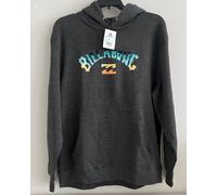 Billabong ABYFT00283 Premium Uomo Arch Fill Pullover Hoodie Grigio Heather, Lg
