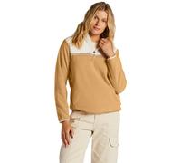 Billabong Boundary Lite Half Zip Fleece Beige XS Donna