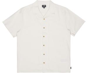 Billabong - Camicia leggera - Vacay Linen SS Shirt Off White per Uomo in Cotone - Taglia S - Bianco