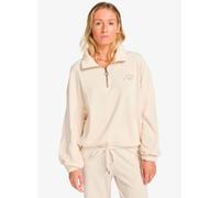 Billabong - Felpa donna in velluto - Coffee Time W White Cap per Donne - Taglia S - Beige