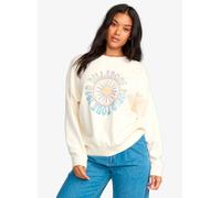 Billabong - Women's Echo Crew Fleece - Maglione M bianco