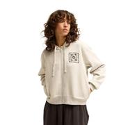Billabong Felpa Always Looking Zip Hood Donna Grigio