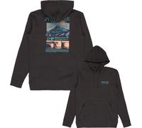 Billabong - Felpa con cappuccio da uomo - Compass Pullover Fleece Washed Black per Uomo - Taglia M - Nero
