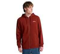 Billabong Felpa con Cappuccio e Zip Arch ZH Uomo Rosso