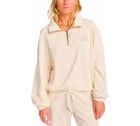 Billabong - Felpa da donna in velluto a coste - Coffee Time W White Cap per Donne - Taglia M - Beige Beige M