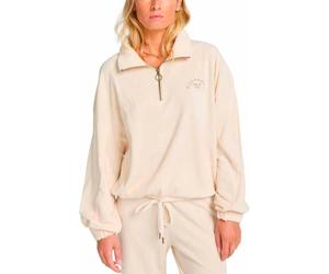 Billabong - Felpa in velluto a coste - Coffee Time White Cap per Donne - Taglia S - Beige