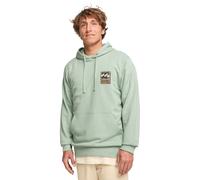 BILLABONG Felpa 'Stamp' marrone / verde pastello / nero Uomo BILLABONG L