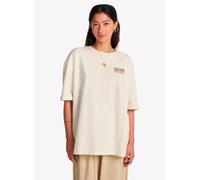 Billabong - t-shirt in jersey di cotone - Floral Rocker SS Tee Salt Crystal per Donne in Cotone - Taglia M - Bianco