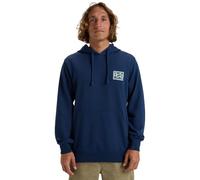 Felpa con cappuccio Billabong Foundation blu navy bianco - S