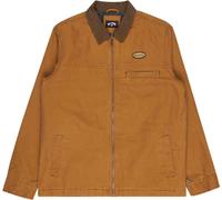 Billabong - Giacca con collo in sherpa - Jimmy Jacket Tobacco per Uomo in Cotone - Taglia L - Marrone