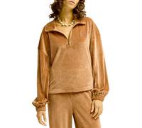 Billabong - Haut en maille côtelée demi-zippé - Coffee Time Brownstone per Donne - Taglia XS - Marrone