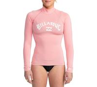 Billabong Lycra a Maniche Lunghe da Donna, Rosa, XXL
