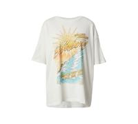 BILLABONG Maglia extra large 'WHERE THE SUN C' blu cielo / giallo / mandarino / bianco Donna BILLABONG L blu cielo / giallo / mandarino / bianco