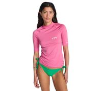 Billabong Maglietta da Surf Tropical Surf SS da Donna, Colore: Rosa