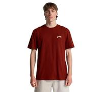 Billabong Men Arch Crew Ss Fired Red M M