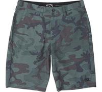 Billabong Pantaloni Corti Ibridi Crossfire Slub Da Uomo, Camo, Taglia 28