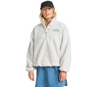 Billabong - Women's Run The Road - Pullover in pile XL bianco/grigio
