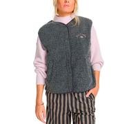 Billabong - Pile sherpa senza maniche - Be Happy Vest W Black Sands per Donne - Taglia L - Grigio