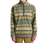 Billabong - Pile spesso con collo alto e zip - Boundary Mock Neck Desert Print per Uomo in Poliestere Riciclato - Taglia M - Beige