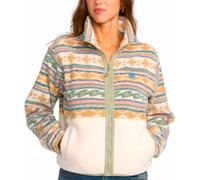 Billabong - Pile stampato con zip - Rock Jetty Mock Neck Zip Fleece W White Cap per Donne in Poliestere Riciclato - Taglia S - Bianco