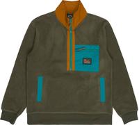 Billabong - Polaire demi-zippée - Boundary Shore Caramel Cafe per Uomo - Taglia M - Kaki