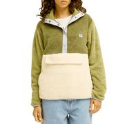 Billabong - Polaire douce à col montant - Switchback Pullover White Cap per Donne - Taglia L - Kaki