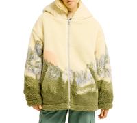 Billabong - Polaire oversize en sherpa - Fun Call Sherpa Oversize Jacket Black per Donne - Taglia S/M - Beige