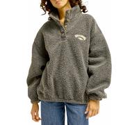 Billabong - Polaire oversize en sherpa - Run The Road Off Black per Donne - Taglia L - Grigio
