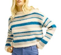 Billabong - Pull en maille rayé - Soft Breeze Pullover White Cap per Donne - Taglia M - Beige