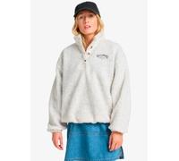 Billabong - Women's Run The Road - Pullover in pile XL bianco/grigio