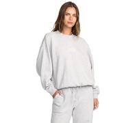 BILLABONG So Sunny Kendal Crew FLC - Maglione in Pile, Colore: Grigio XL