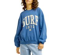 Billabong - Sweat à col rond - Kendall Aloha Sweatshirt True Navy per Donne in Cotone - Taglia M - Verde