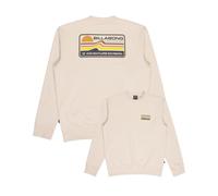 Billabong - Sweat col rond - Compass Crew Oatmeal per Uomo in Cotone - Taglia M - Beige