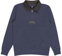 Billabong - Sweat demi- zippé - Winton Half Zip Sweatshirt Ombre Blue per Uomo in Cotone - Taglia M - Blu navy