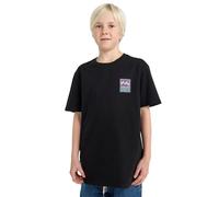 T-shirt Billabong Stamp manica corta nero per bambini - XS
