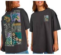 Billabong - T-shirt donna in Cotone - Daydream Away SS Tee W Off Black per Donne in Cotone - Taglia S - Nero