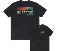 Billabong - T-shirt in Cotone - Range SS Tee Black per Uomo - Taglia M - Nero